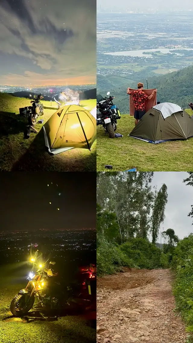 Chill chill tại Đồi bông Lau - Đồi Bù #camping #phuot #canhdep #chill #doibu