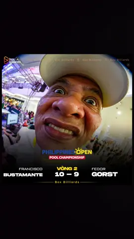 FRANCISCO BUSTAMANTE TIỄN FEDOR GORST RA SÂN BAY 🛫 Huyền thoại người Philippines đã có một khởi đầu trong mơ khi dẫn trước với tỷ số 6-2, Fedor Gorst ngay sau đó đã thành công gỡ hòa trước Bustamante 9-9. Tại ván đấu hill-hill, Fedor Gorst và Francisco Bustamante liên tục thay nhau trượt những con bi đơn, song chiến thắng vẫn đến với cú chốt 9 chính xác của tay cơ người Philippines. Ở một diễn biến khác, Efren Reyes đã chủ động bỏ giải, nhường tấm vé đi tiếp cho Carlo Biado. #xuhuong #trending #billiards #trendingtiktok #xuhuongtiktok 