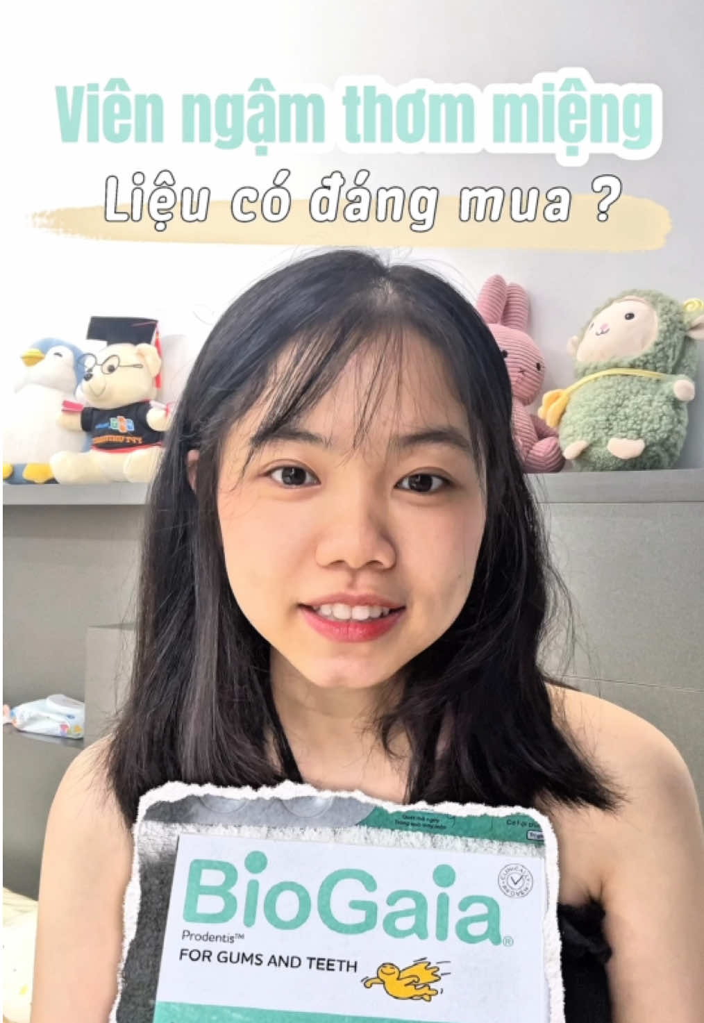 Đánh răng 3 lần/ngày mà vẫn hôi? Vì thiếu lợi khuẩn Streptococcus salivarius trong miệng đó! #biogaiaprodentis #menvisinhnhakhoa #vienngamthommieng#mebimsua #chamcon 