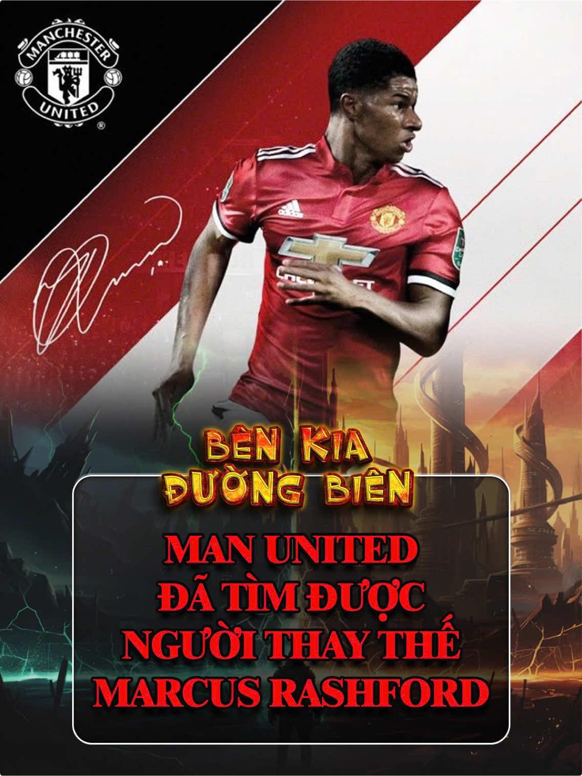 Hãy quên Marcus Rashford đi, Manchester United đã tìm được người thay thế hoàn hảo hơn. #bongda #manchesterunited #marcusrashford #matheuscunha #benkiaduongbien 