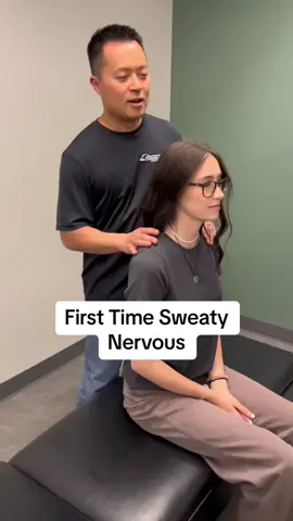 Her First Time Adjusted! #chiropractor #chiropractic #asmr #first #viral 