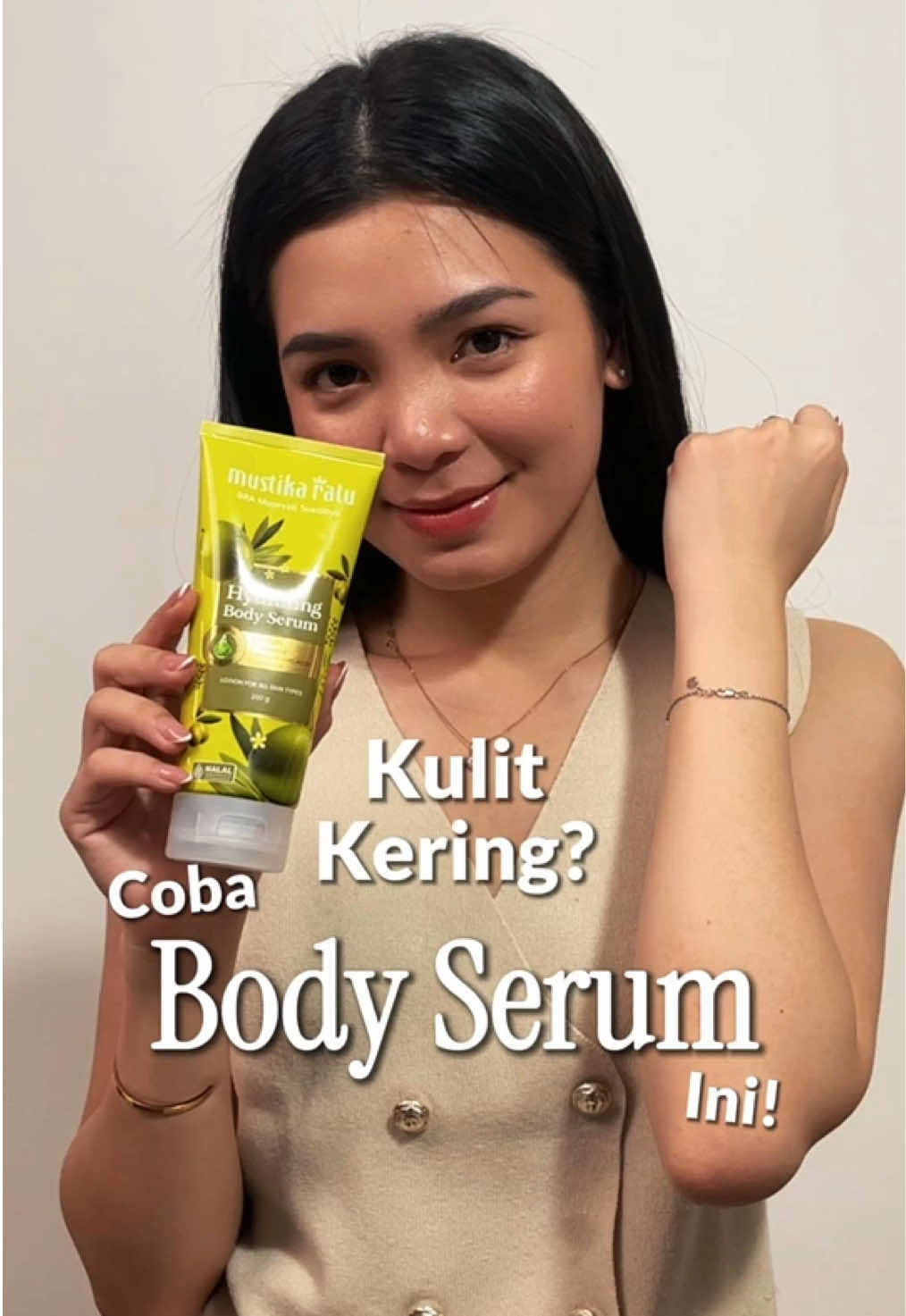 Kalau kulit kering mulai ganggu, ini saatnya upgrade skincare kamu!  Body Serum Zaitun bikin kulit lembab & halus maksimal #MustikaRatu #BodySerum #Hydrating #SelfCare #FYP