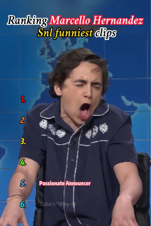 Funniest and iconic clips of marcello hernandez #funny #iconicmoments #funnymoments #marcellohernandez #snl #fyp 