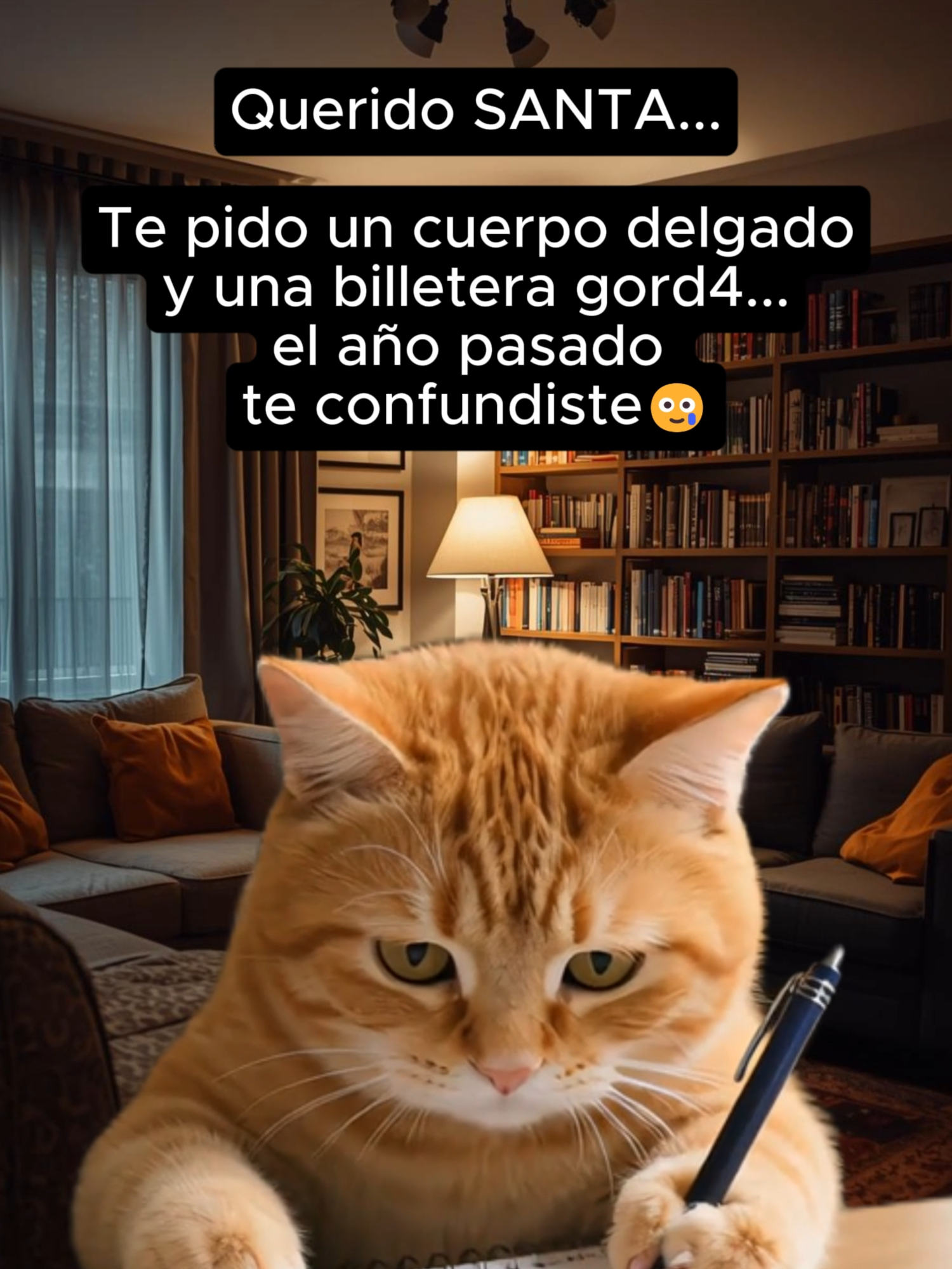 Ahora tengo la billetera flaca y el cuerpo bien próspero 😩✨ Jajajajaja 😂 Santa anda con dislexia de deseos desde hace años 🎅💸 #CartaASanta #HumorNavideño #NavidadConRisa #SantaEquivocado