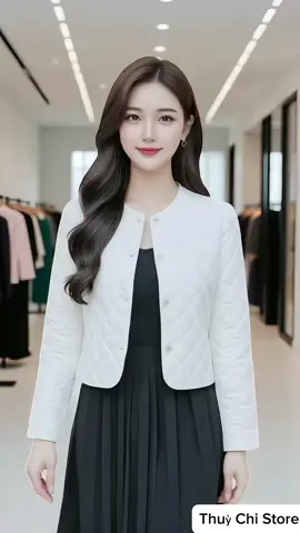 Áo khoác phao hàn dáng croptop - thanh lịch, sang chảnh và cực tôn dáng. ##aophaonu##thoitrangnu##xuhuong##viral##thinhhanh