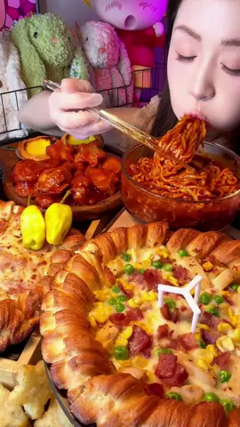 #samyang #pizza #eggtart #cabai #nuggets 