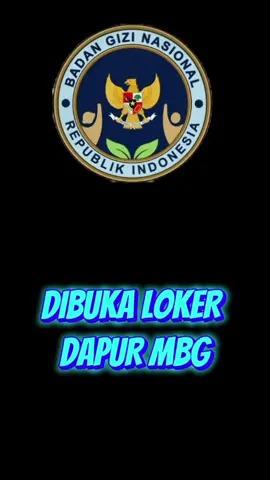 Kabar Gembira Loker MBG Di Buka Untuk Seluruh Indonesia. Penempatan sesuai cabang terdekat  Cara Daftarnya Ada Di Bio! #lokerterbaru #lokermbg #loker #lokerseluruhindonesia #loker2025