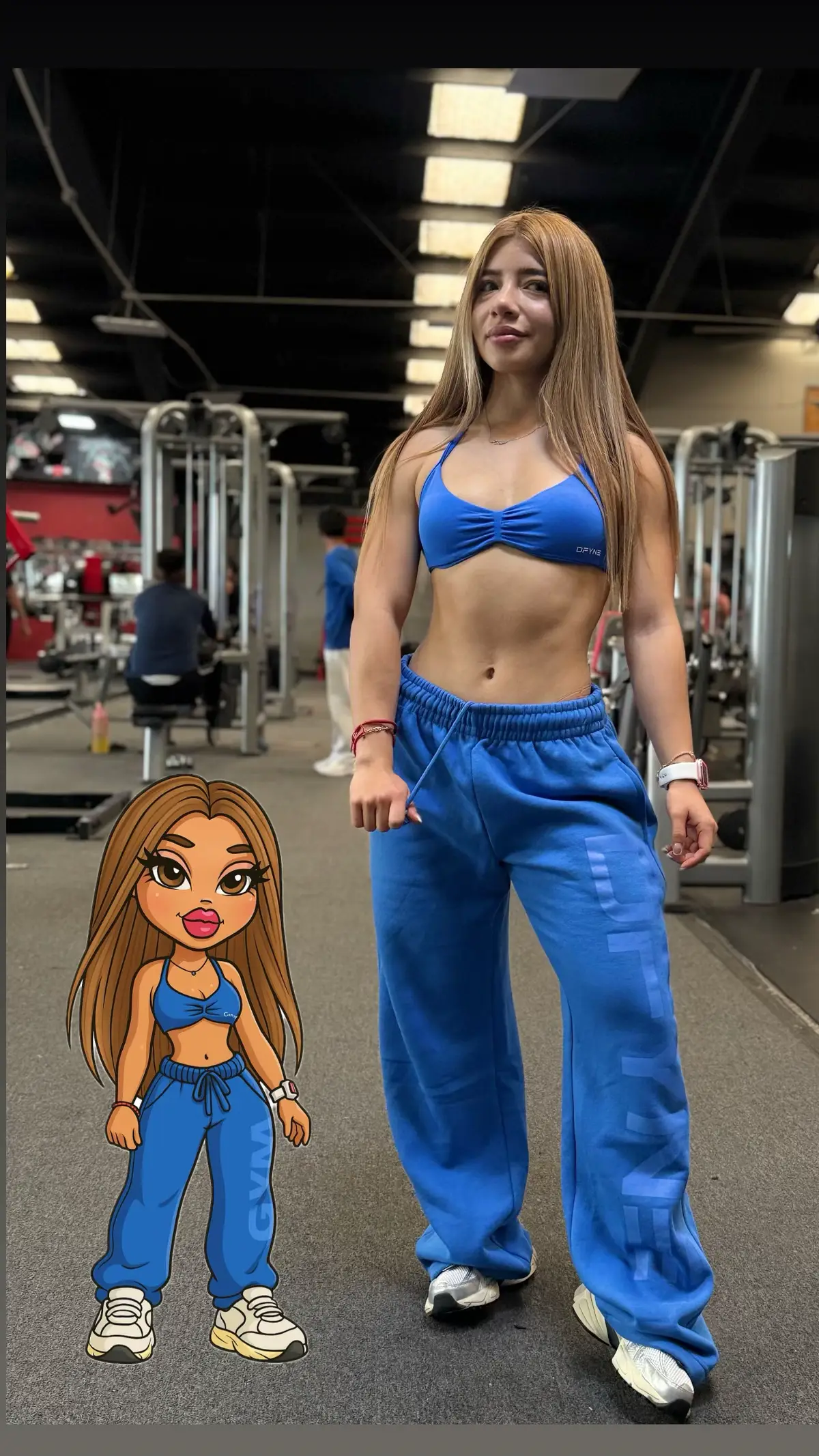 Súper trend 🤌🏻🤍🪄  #bratz #gym #trend #muñeca #girly 