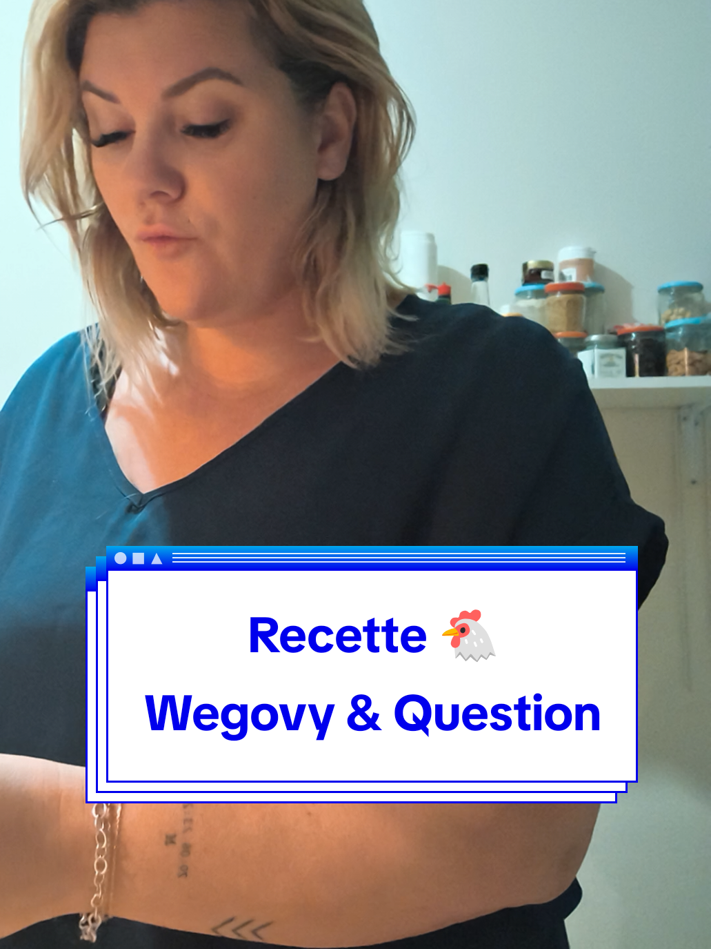 Cuisine & Papotage Wegovy  Recette de poulet facile & rapide ✨ Jour 7  #recetterapide #wegovy #pertedepoids #momlife 