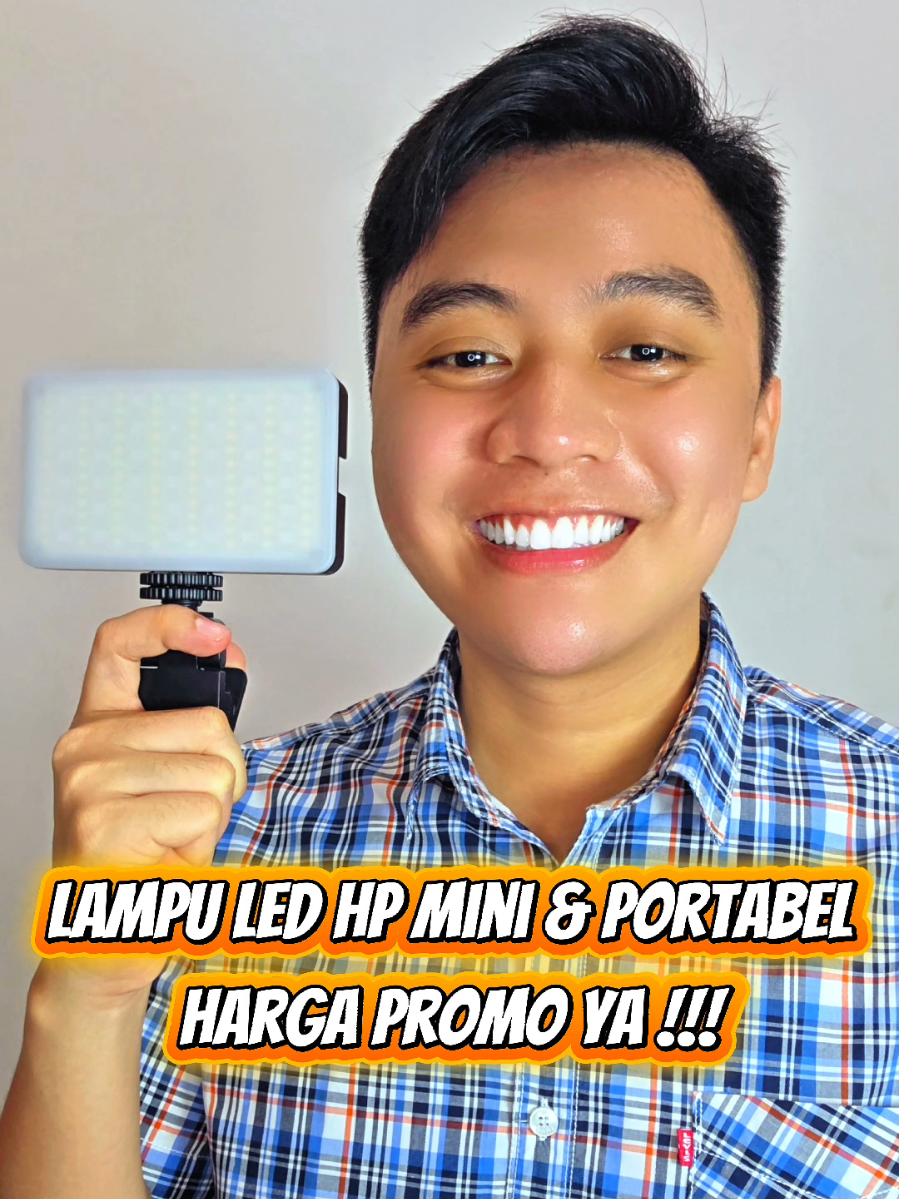 Lampu LED HP Mini Portabel #led #lampu #fyp #tiktok #viral 