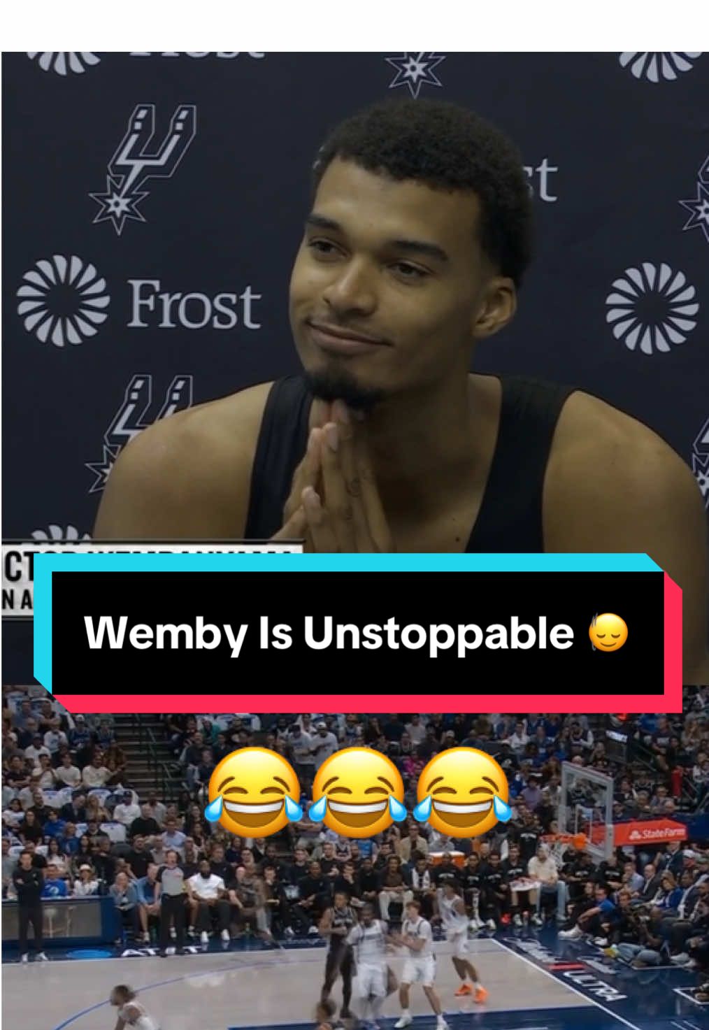 Wemby is the talk of the town after tonight’s performance 🔥 #NBA #basketball #Wemby #VictorWembanyama #Spurs 