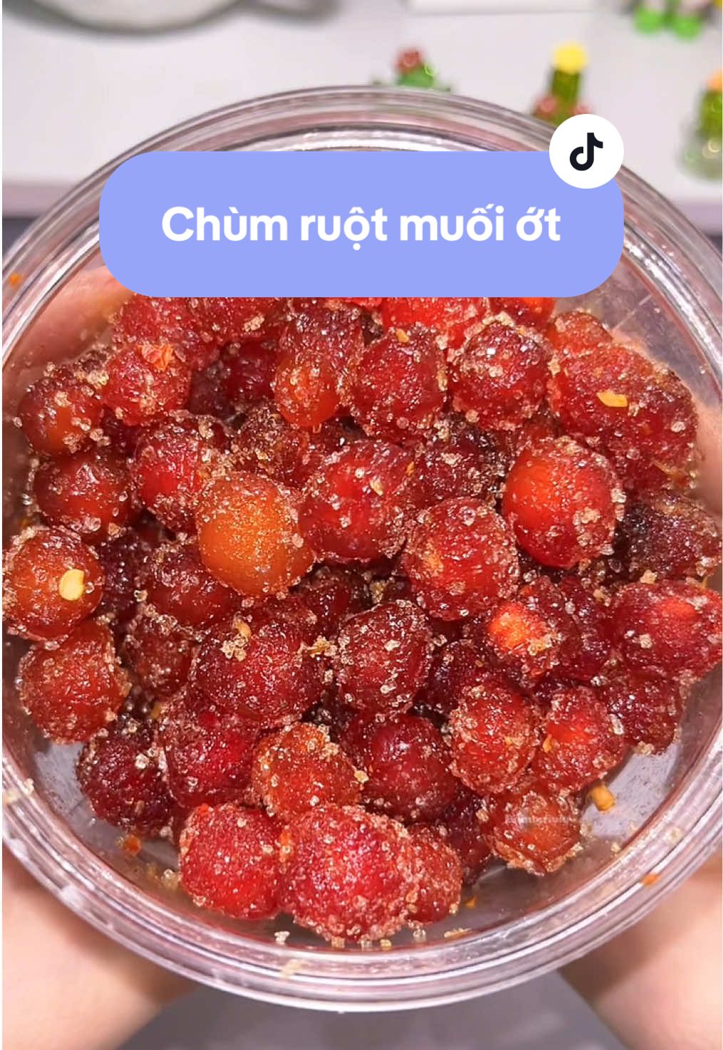 Ăn siêu cuốn luôn mấy bà ơi, chua chua ngọt ngọt rồi thêm muối ớt mặn nhẹ cay cay ngon lắm 🤤🤤 #chumruotmuoiot #chumruot #anvat #dannyriviu #xh 