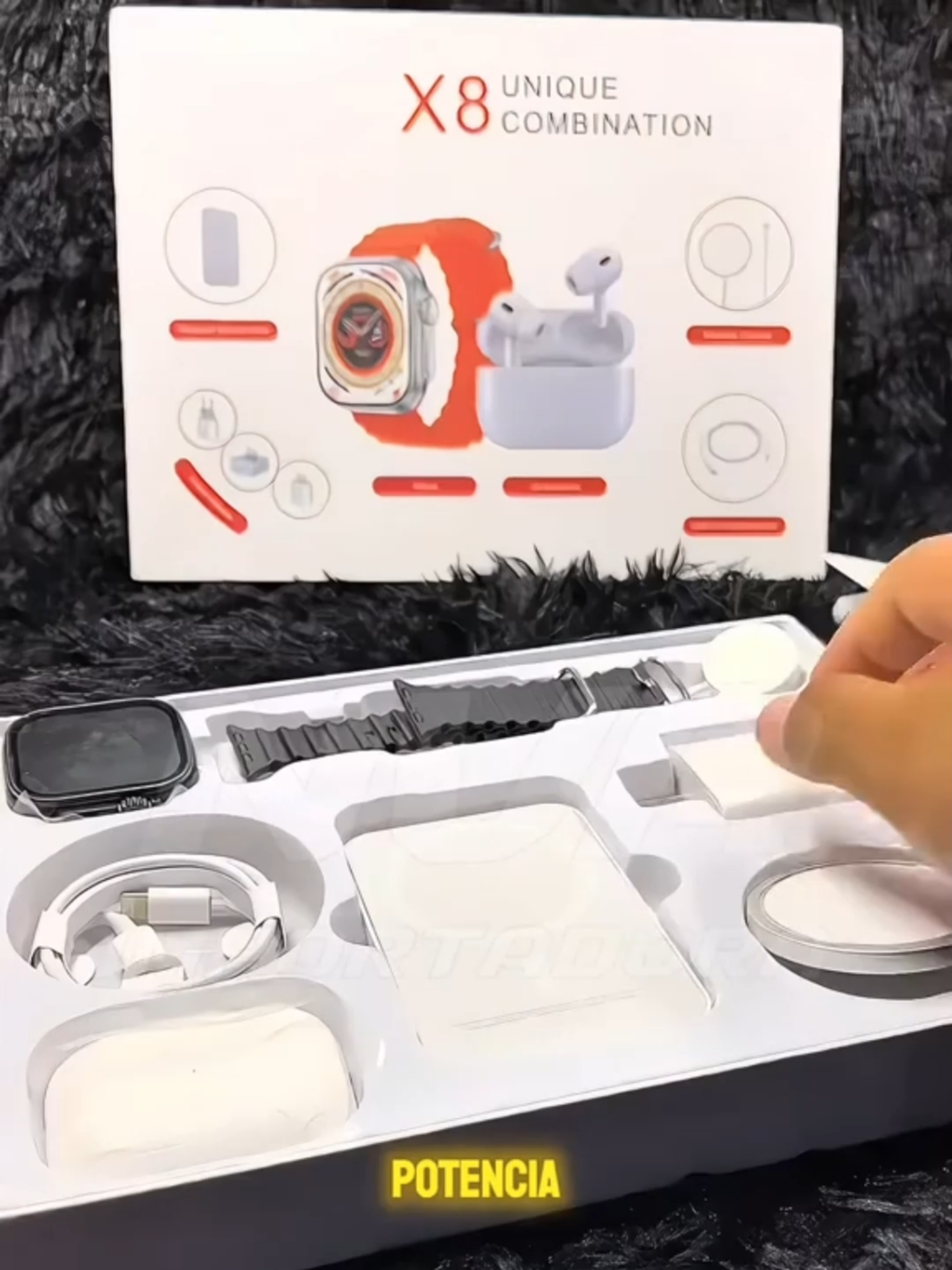 🎧 + ⌚ + ⚡ = Combo X8 😍 Tecnología, música y energía… todo en uno 💥 Envío gratis 🚚 y pago al recibir 💳 ¿Te lo vas a perder? 😏 #ComboX8 #ViralTikTok #GadgetsPerú #OfertasTech #SmartwatchBluetooth #AudifonosInalámbricos #PowerbankAltaCapacidad #ViralPerú