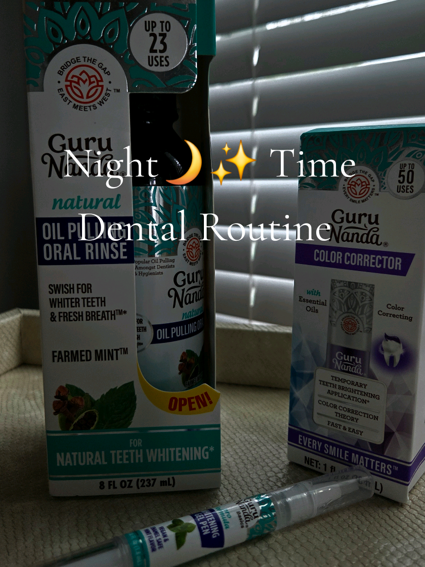 🦷 Sparkle starts with a smile! Here are my night time dental hygiene | Oral care | Confidence Booster Products. #nighttimeroutine #hygienetips @GuruNanda LLC  #whiteningteeth @Sensodyne US #CapCut 