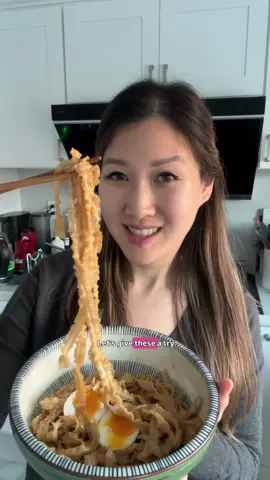 Classic soy noodles from @FLY BY JING!  Love that wavy, chewy texture of the noodles. The sauce gives it a slight savory and umami taste. Great as a base with other toppings or even on its own!  Find it in select @Costco Wholesale stores!  #flybyjing #noodles #lafoodie #costcofinds #FoodTok 