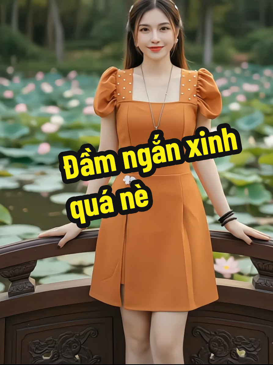 Chiếc đầm ngắn cổ vuông quyến rũ #lylyfashion #đầm_xinh #đầm 