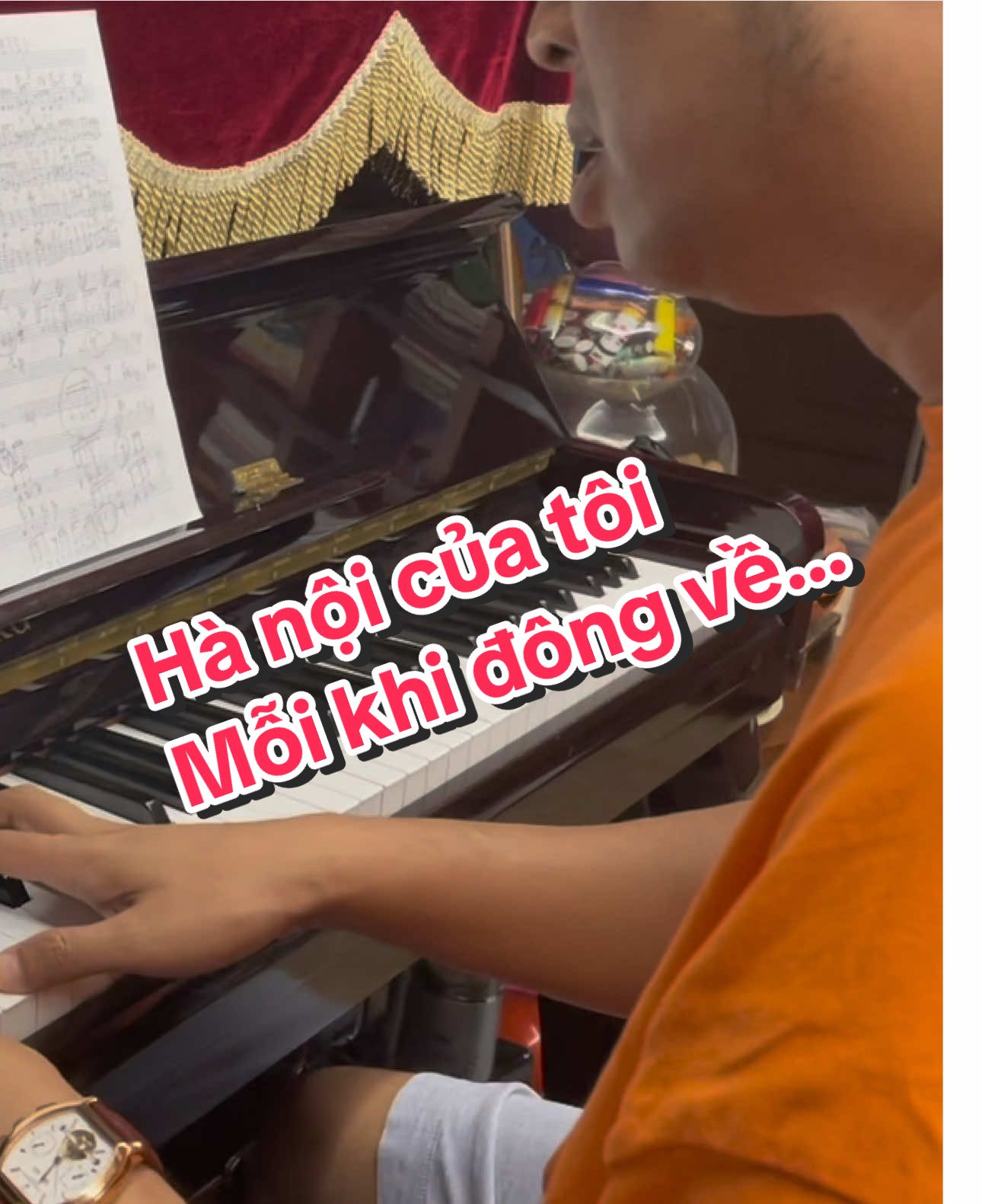 Hà Nội của tôi mỗi khi đông về gió se lạnh… #nhacsytienminh #xuhuong #tienminh #hanoi #hanoicuatoi 