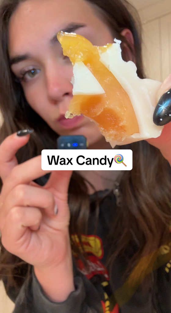 Wax Candy is becoming a problem around here😂👀 #waxcandy #waxcandymukbang #waxcandyasmr #bonbonland 