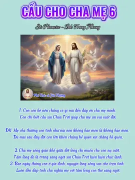 CẦU CHO CHA MẸ 6 #thanhca #conggiao #chuagiesu #chame #xh 