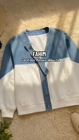 Fahim cardigan Korean wanita, buruan cekout! #cardiganoversize #atasanwanita #sweaterkoreanstyle #outerkekinian 