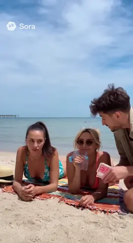 Пляж и фокусник #карты #прикол #шортс #девушки