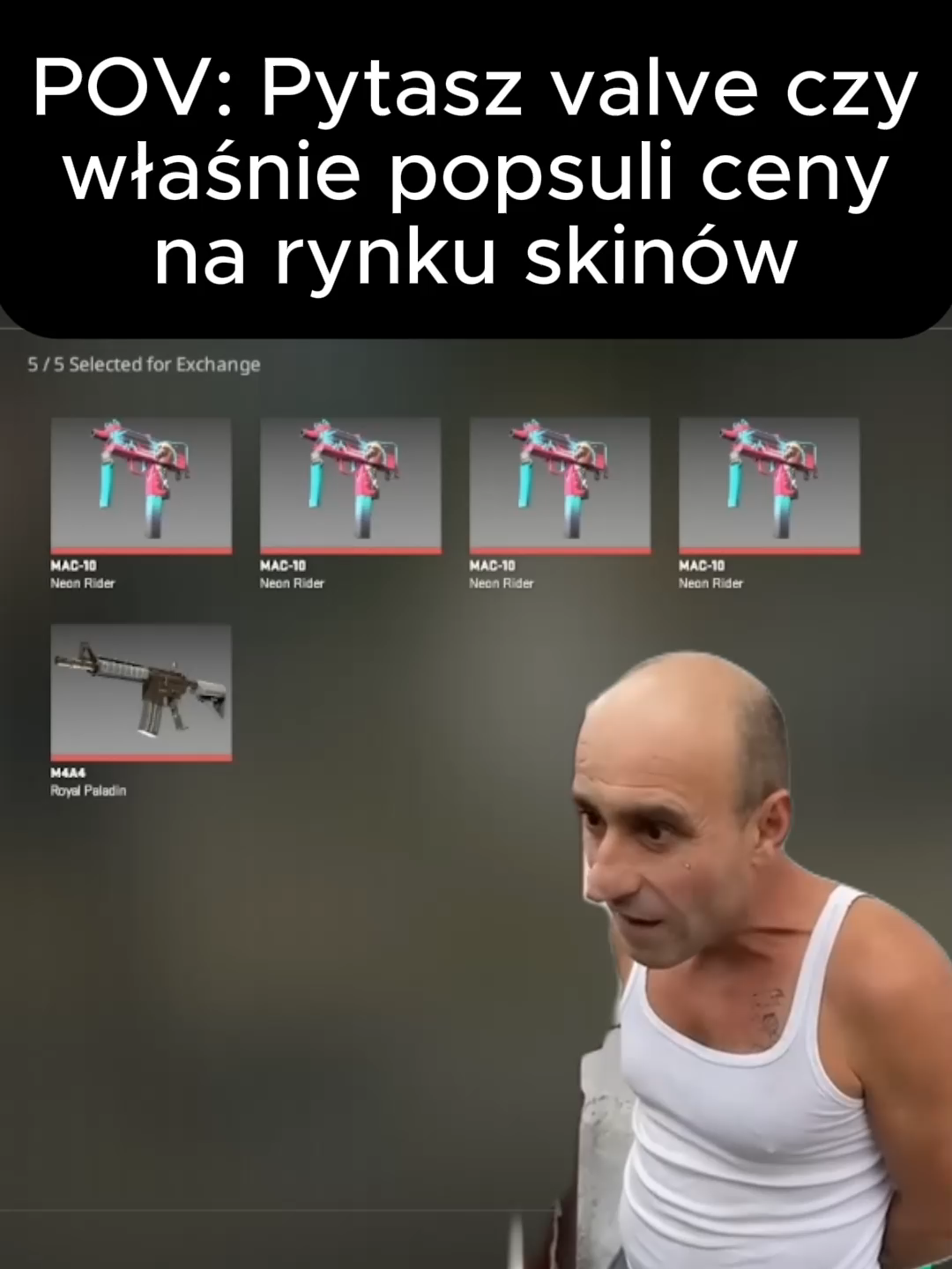 To to nie ja, przysięgam na Boga #cs2 #cs2update #cs2knife #cs2tradeupdate #cs2aktualizacja #poziomka #dario #steammarket #steammarketplace #testo #testoviron #szymol #szymool #ryneksteam #cs2kosa #kosy #krach #cs2beta #valve #valveupdate #ecpu #przysiegamnaboga