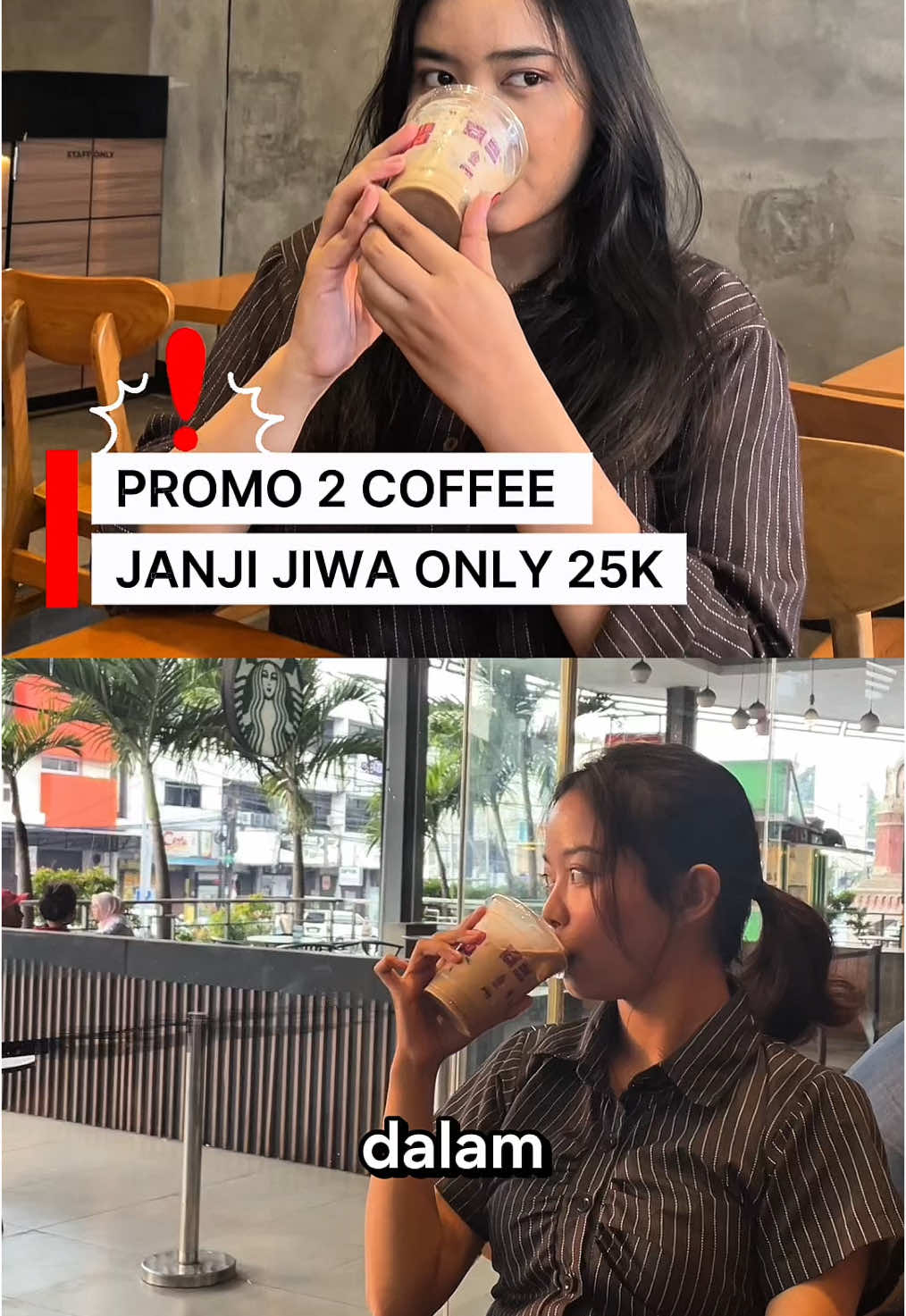 Nongkrong di Janji Jiwa anti boncos-boncos! Caranya:  ▶️ Klik Tag Lokasi video ini  ▶️ Pilih promonya  ▶️ Bayar dan Redeem di Outlet terdekat  #promotiktok #promojanjijiwa #javamallsemarang #promosemarang 