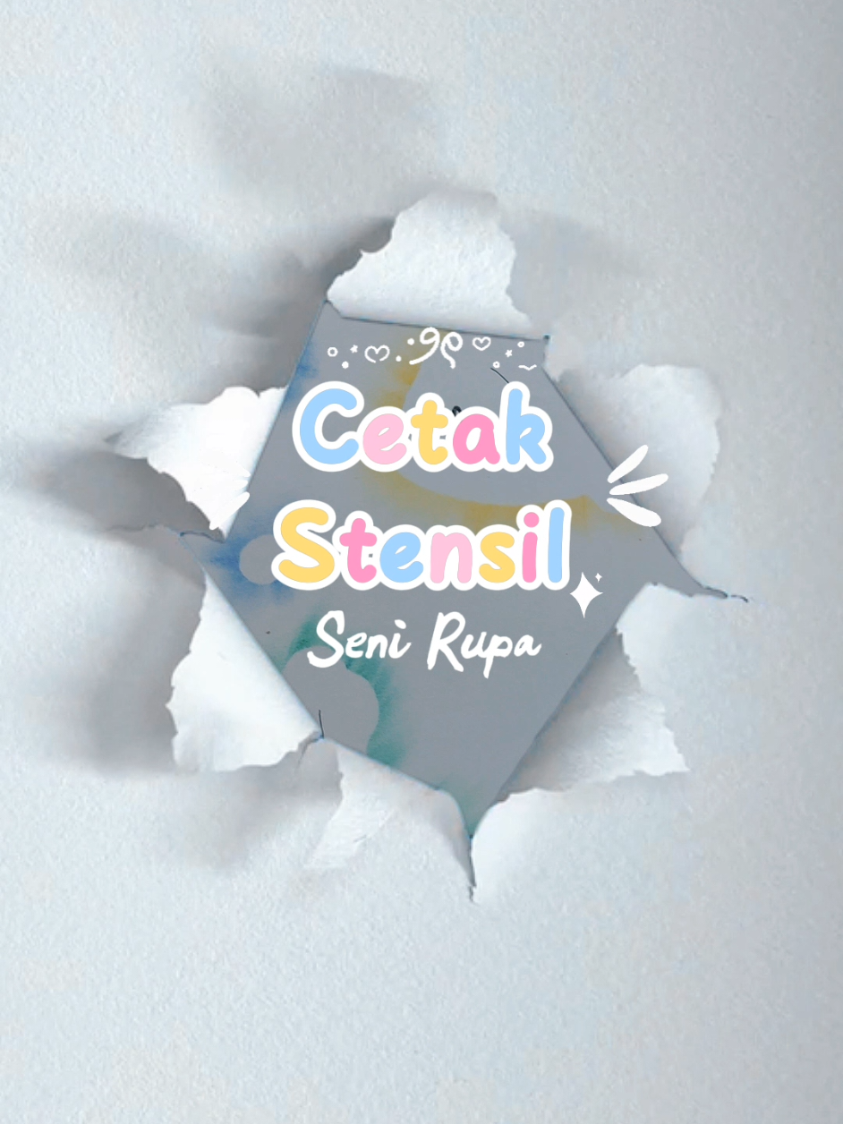 Cetak Stensil, Seni Rupa kelas 2 sekolah dasar. #cetakstensil #teknikmencetakstensil #stensil #senirupa #kelas2 #semester1 #gurusd #fypfiralシ #CapCut 