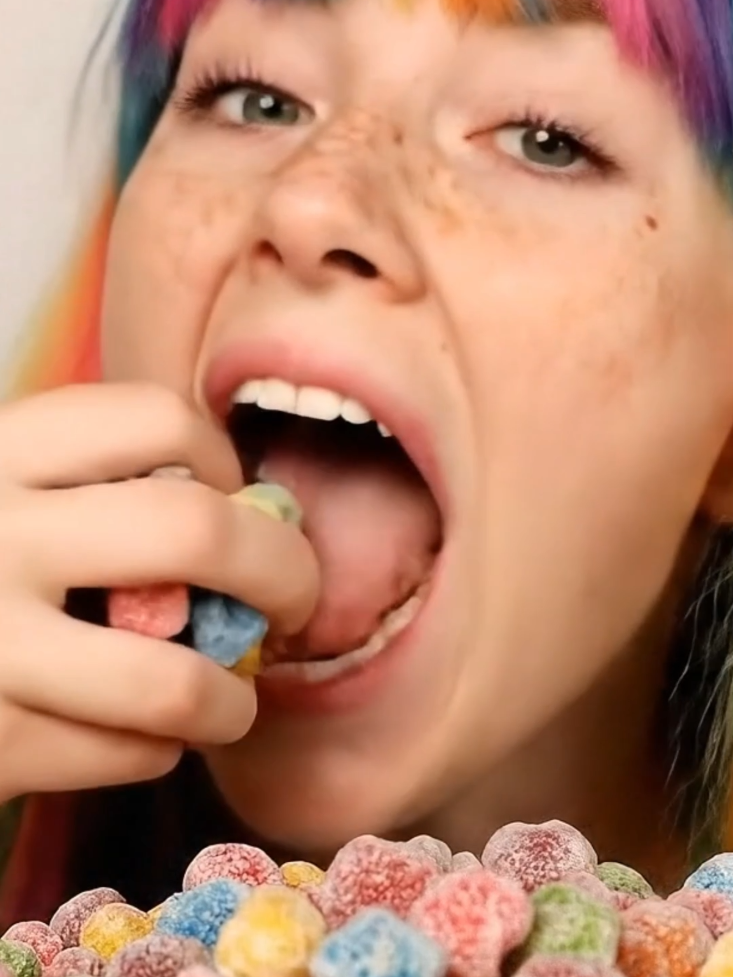 EXTREME SOUR CANDY BUNCH! 🍋 Can I handle the sour!? #asmr #mukbang #candy #sour