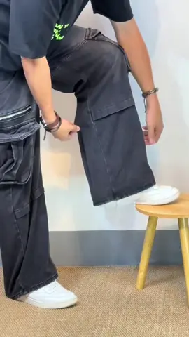 ALVIN# Multi-pocket work jeans