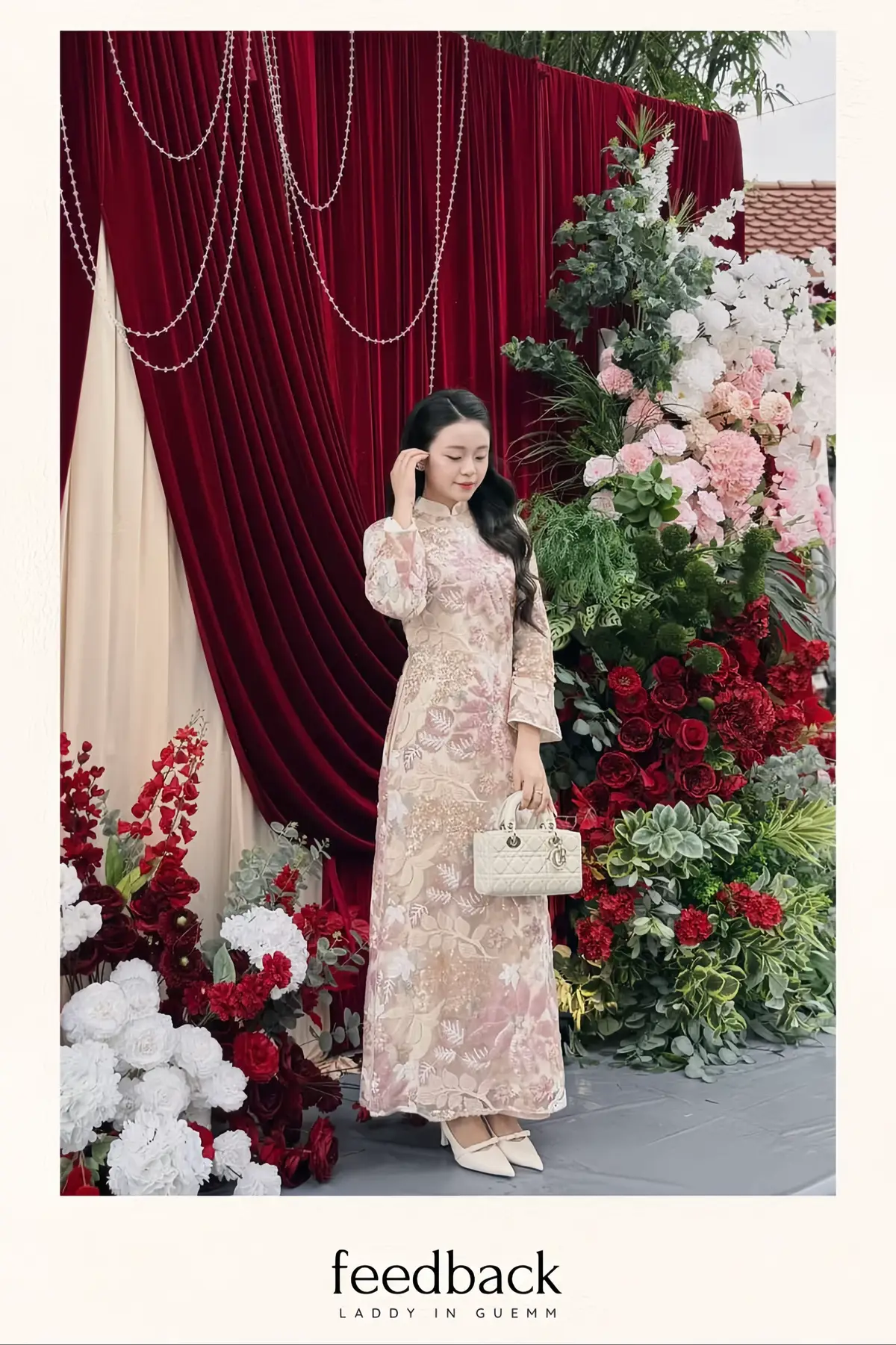 Nhan sắc này, chiếc áo này thật phù hợp ❤️❤️ #thueaodai #thuevaytiec #chothuêáodài #guemm #chothueaodai 