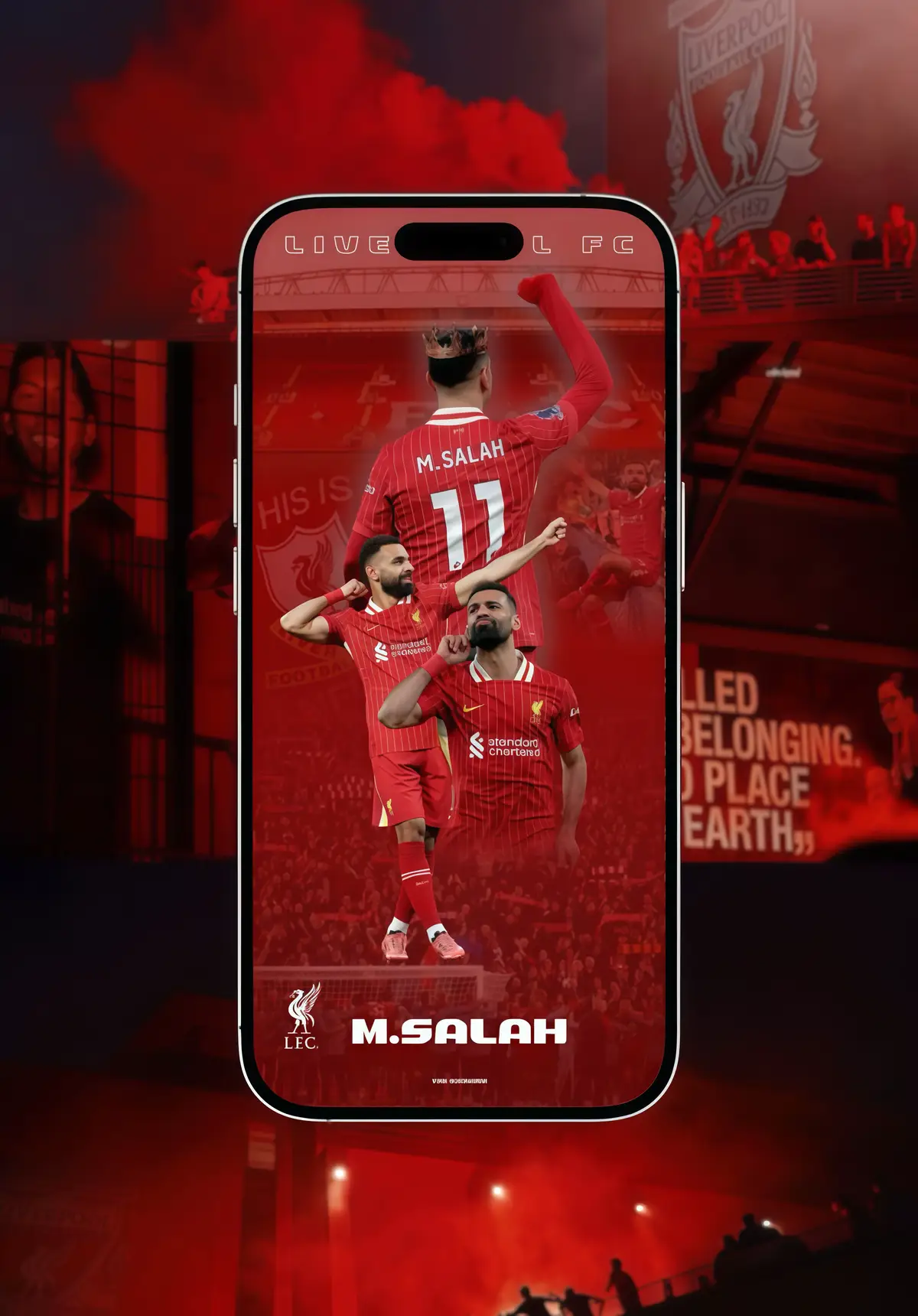 Sorry, LFC fans, if I didn’t do it nicely. 🙏☺️ #wallpaper #4k #liverpool #หงส์แดง #fyp 
