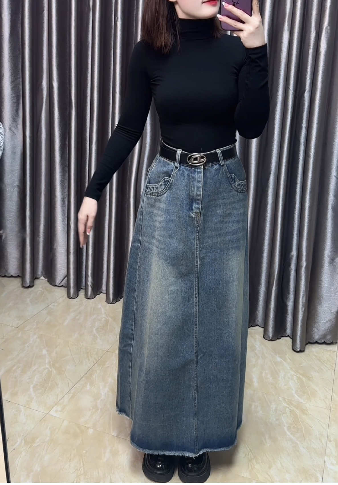 Chân váy #xuhuong #xuhuongtiktok #outfit #fyp #luyenlunglinh01 