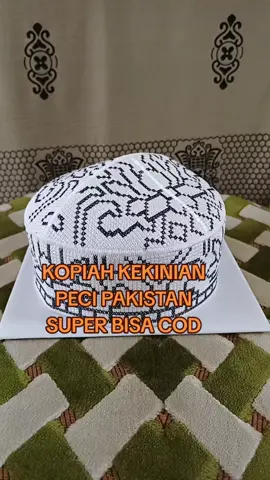 1023 Peci Kopiah Songkok Pakistan Super full bordir untuk remaja dan pria dewasa, cocok untuk acara majelis mingguan atau shalat jumat.  #pecipakistan #pecipremium #pecidewasa #pecikekinian #paydaysale 