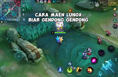 Cara maen lunox biar gendong gendong #MLBB #mobilelegends #MLBBIDCreator #hiidejago 