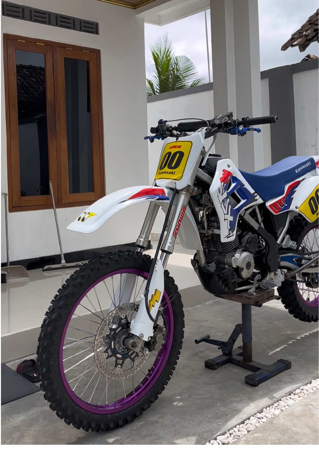 kawasaki pura-pura vintage #kawasaki #klxvintage #klx #trailvintage #kdx 