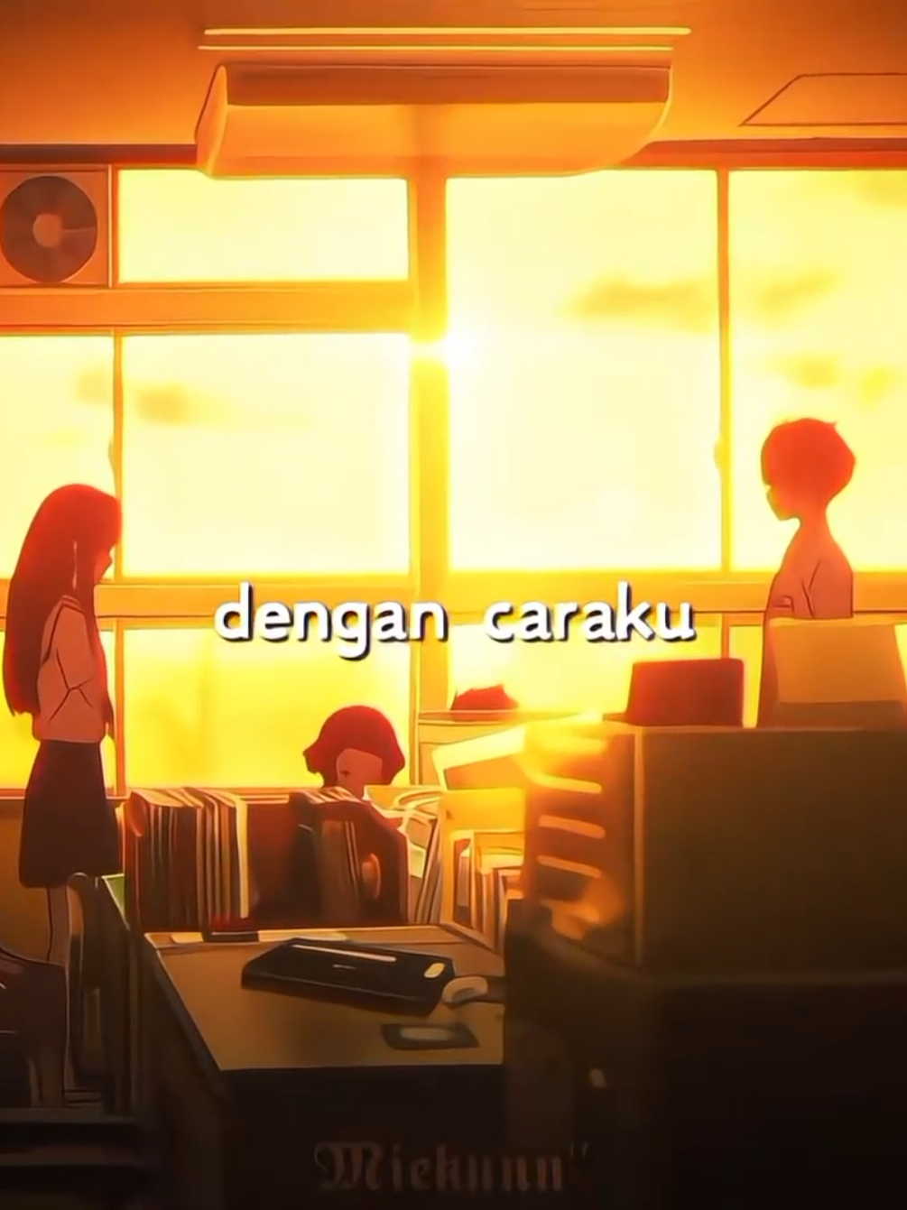 Dengan caraku 🎧🎶#song #lyrics #anime #fyp #branda 