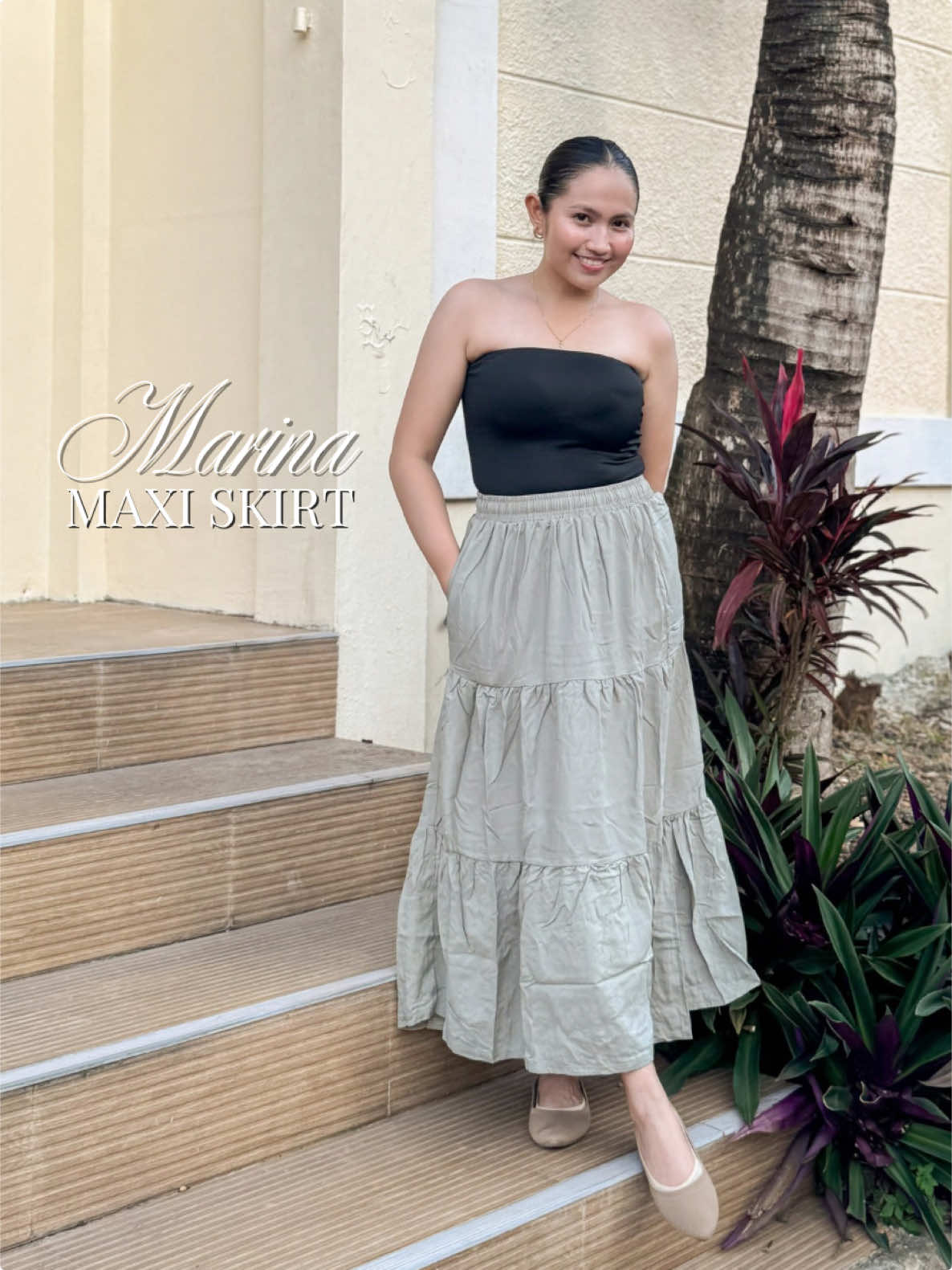 Marina Maxi Skirt ✨🌴  #25thshopwoman #longskirt #maxiskirt #skirt #womensfashion 