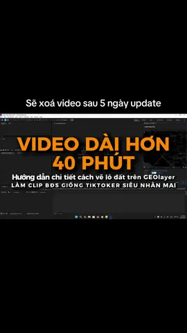 Video hướng dẫn chậm rãi và chi tiết nhất cho các anh chị tự học edit #baodayedit #editbấtđộngsản #editbds #GEOlayer3 