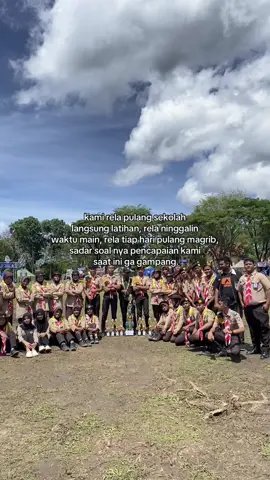 akhirnya bisa juara umum, kalian semua hebat guys 🫂 #fyp #4upage #pramuka #pramukaindonesia #pramukahits 