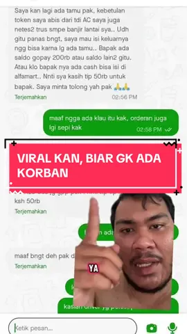 SHARE BIAR GK ADA KORBAN REKAN DRIVER #info #ojol #ojoltiktok #ojolviral #penipuan 