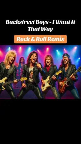 i want it that way rock & roll remix