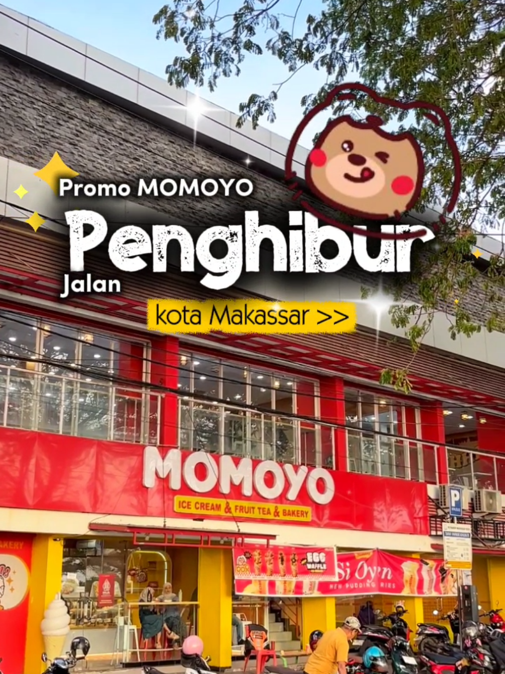 🍨Momoyo Jl. Penghibur - Kota Makassar ✨ Ice cream jumbo cuma 20ribuan aja🤯🤩 📍Ambil Promonya lewat Tag lokasi di video ini ‼️ #momoyo #momoyojumbo #momoyomakassar #momoyopenghibur #makassartiktokers 