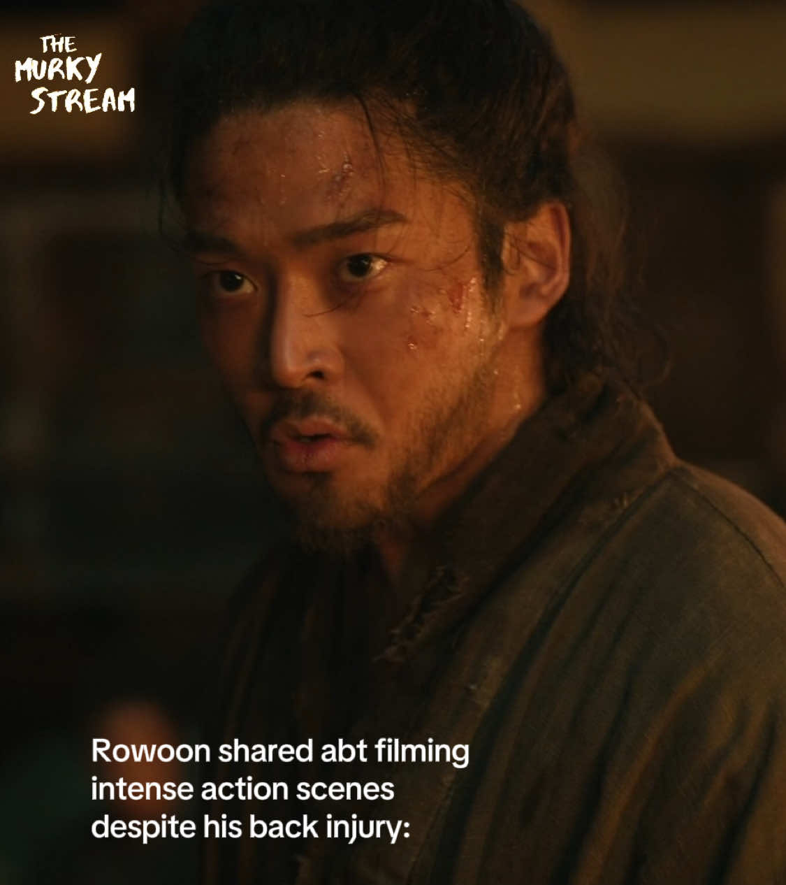 In #TheMurkyStream EP5 I practiced a lot, but because my back wasn't in good condition, I couldn't really nail the move.  Then, I just closed my eyes and thought, 'Okay, let's just go for it!' and somehow, I executed it perfectly! I was so surprised myself and even made a shocked face. Once I started succeeding at the moves I used to fail at, one by one, action scenes became really fun. It was truly exhilarating.” #โรอุน #Rowoon #kdrama #ซีรีย์เกาหลี 