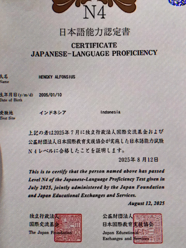 Next ambil N3 #kenshuseijapan🇮🇩🇯🇵🎌 #tokuteiginou #kerjadijepang #prosesjepang🇯🇵 #jlptn4 