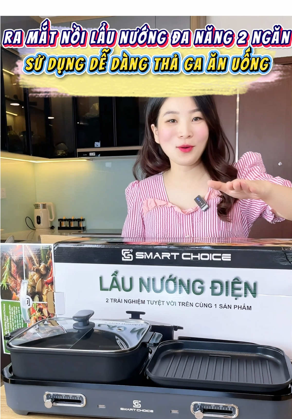 Ra mắt nổi lẩu 2 ngăn tích hợp nướng hiện tại. Cho đại gia đình mình thả ga ăn uống #linhdancleanhouse #beplaunuong #beplaunuongsmartchoice #smartchoice