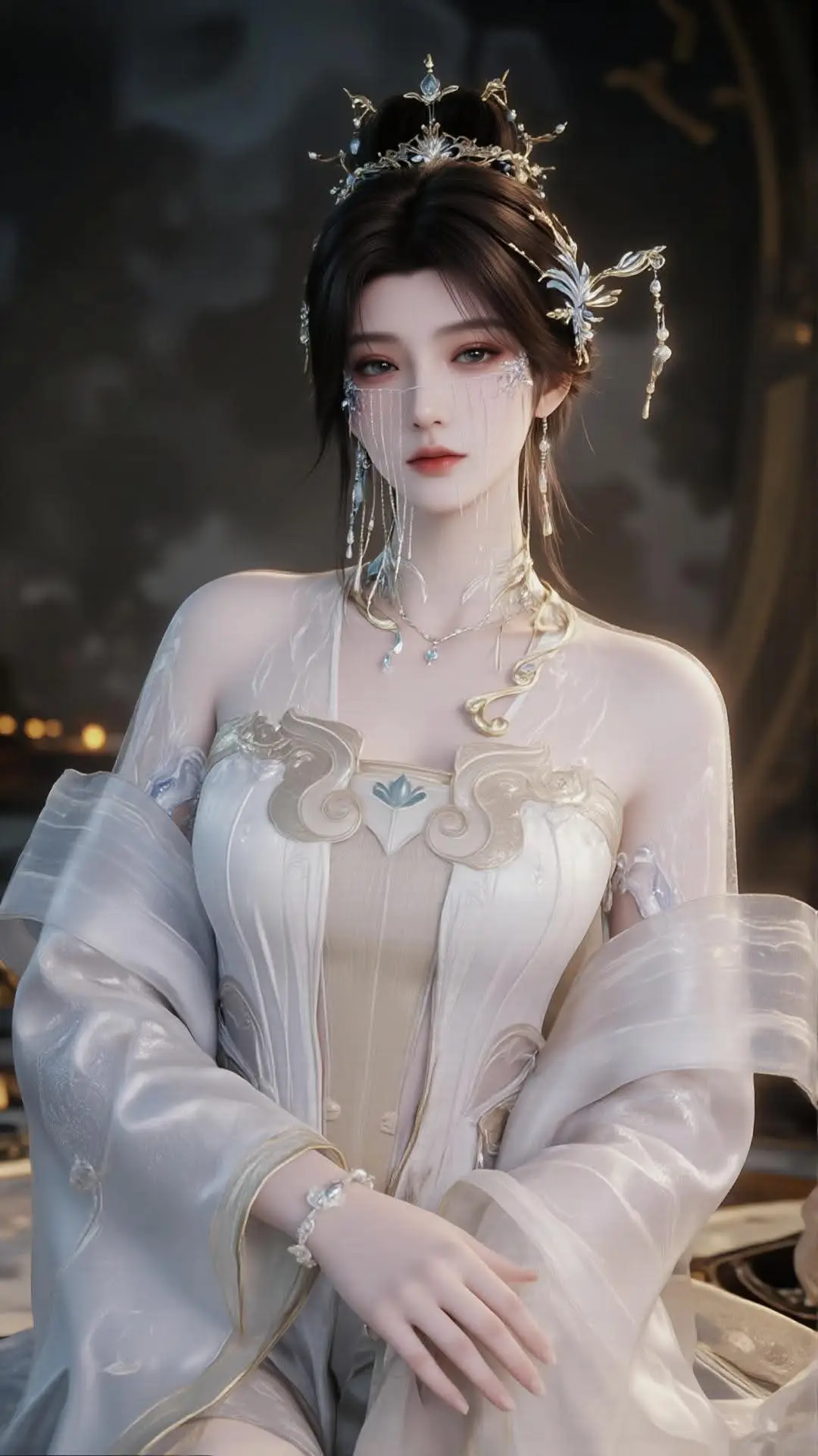 #anmiaoyi 🤍  #shroudingtheheaven #hoathinh3d #donghua #mynhan3d 