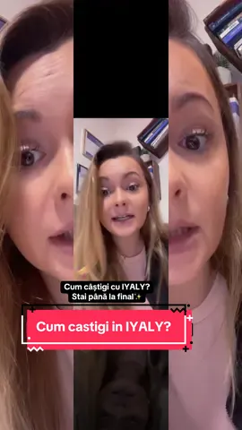 Cum câștigi în Iyaly?  Simplu: un link, un magazin și o reducere.  Scrie “Vreau” și începe acum Colaborarea ‼️ #networkmarketing #iyaly #extra #europa #afacere 