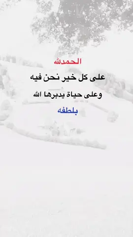 الحمدلله على كل خير نحن فيه#ادعيه_اذكار_تسبيح_دعاء_استغفار #متابعه_ولايك_واكسبلور_فضلا_ليس_امرأ #اكسبلورexplore #اعادة_النشر🔃 