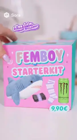 Femboy Starter Kit?  Markiere jemand wo das dringend braucht! #femboy #starterkit #spielzeug #sora #deutsch 